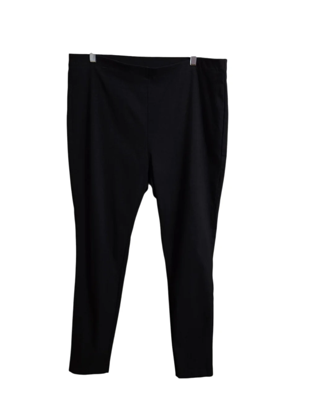 Micheal Kors Women's Pants Size XL Black Pull-On Ankle Elastic Waist Stretch New